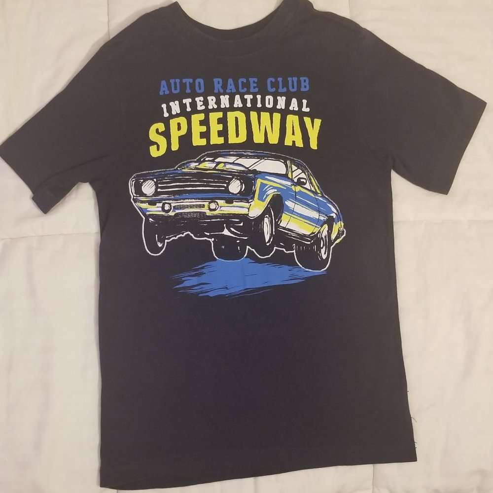 Children's Place Boys Graphic Blue Tshirt size 5/6